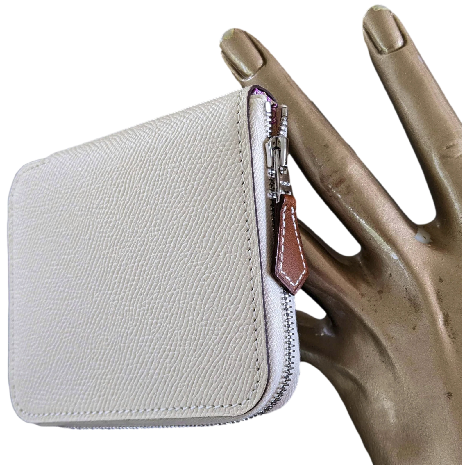 Hermes [L33] Nata/Rose Pourpre Portefeuille 