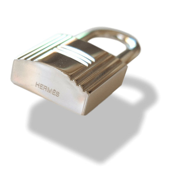 Hermes Silver and Palladium Kelly Mini Cadenas Key Ring, Bag Charm, New! - poupishop