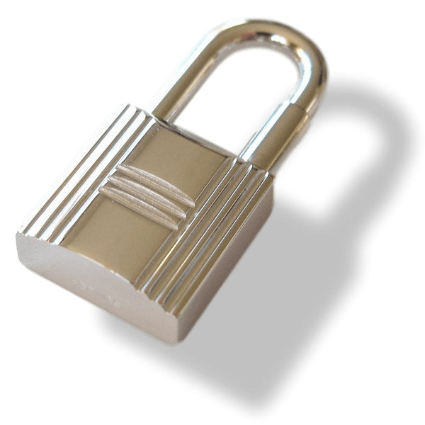 Hermes Silver and Palladium Kelly Mini Cadenas Key Ring, Bag Charm, New! - poupishop