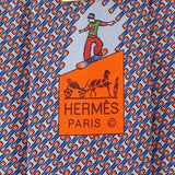 Hermes Sky Red FREEZE Twill Silk Tie, NWT in Pochette! - poupishop
