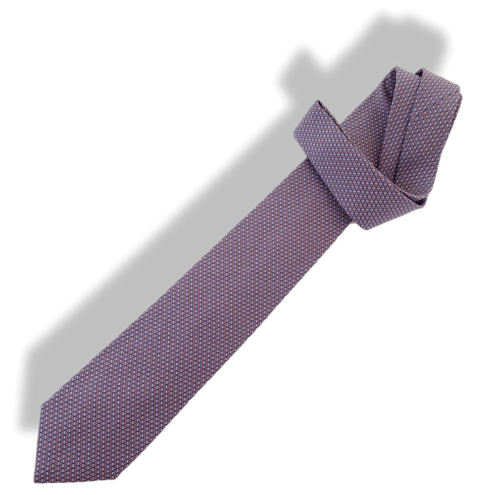 Hermes Sky Red FREEZE Twill Silk Tie, NWT in Pochette! - poupishop
