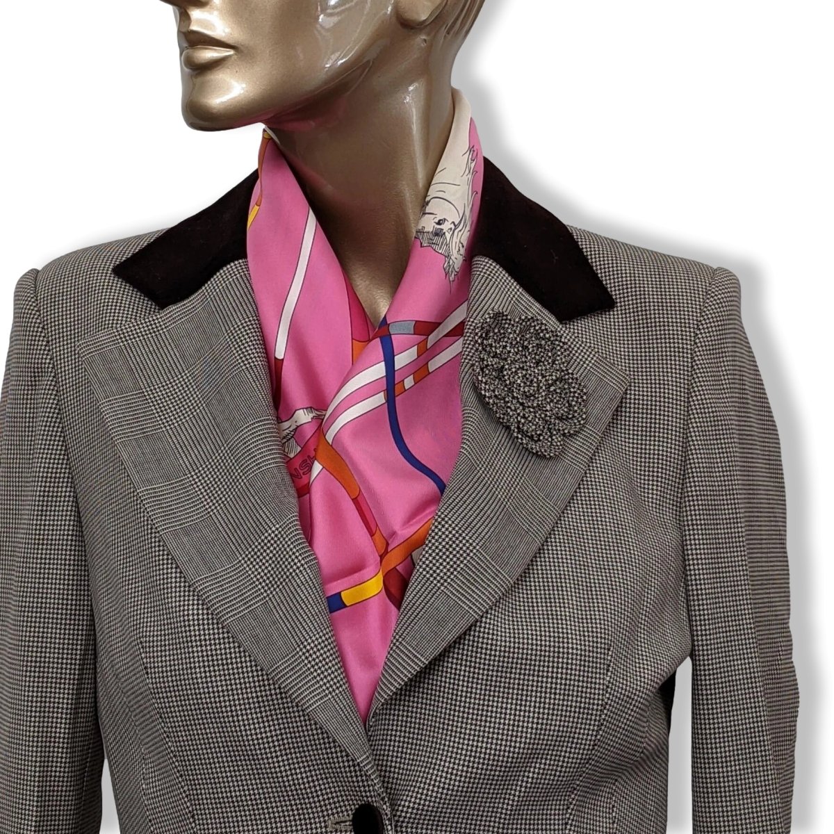 Hermes Special Issue CHAMPIONCHIPS AACHEN 2015 - SAUT D' OBSTACLES Twill 90cm, Rare in Box! - poupishop