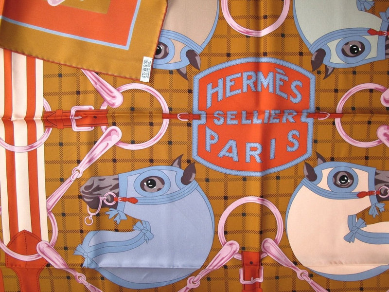 Hermes Special Issue Saut au Grand Palais 2015 TATERSALE Twill 90cm, Limited in Box! - poupishop