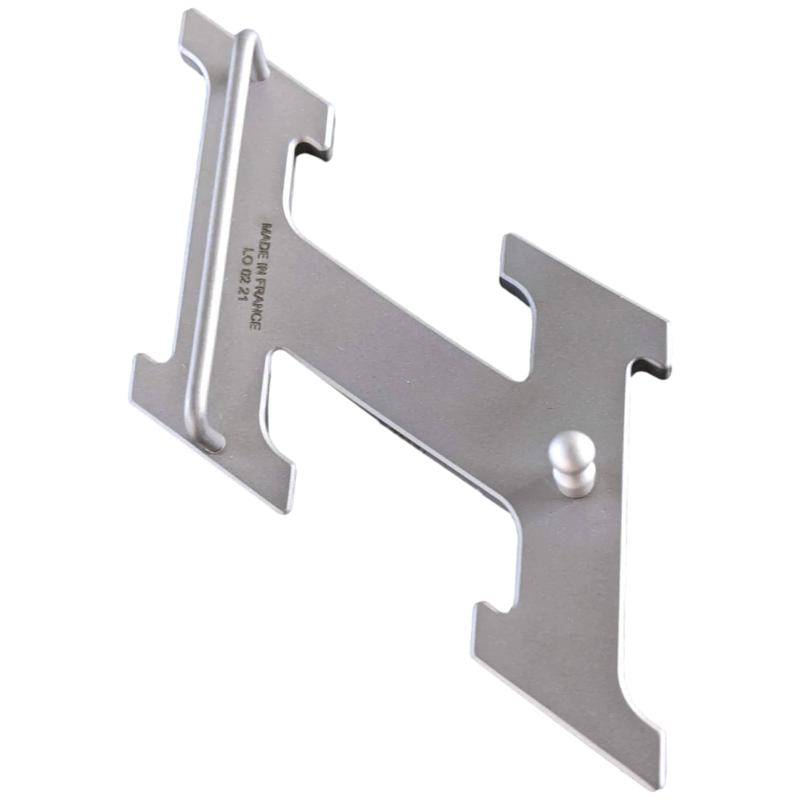 Hermes Belt Buckle With Logo HERMES H Logo Reversible Leather