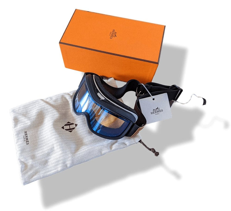 hermes ski goggles Hermes Sport Black MASQUE SKI GOGGLES MASK Filter Category S1 BNWTIB!