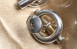 Hermes Sterling Silver 925 MINI CHAINE D'ANCRE Pierced Earrrings - poupishop