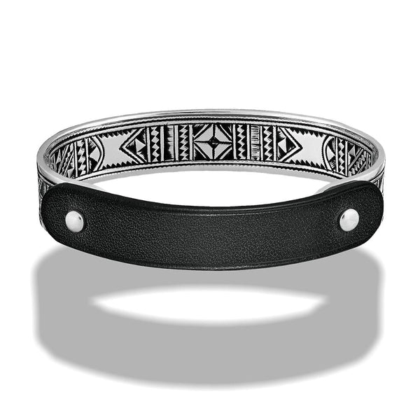 Hermes Sterling Silver Impulsive Touareg Unisex Bracelet, Ret. $990cm, NIB! - poupishop