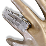 Hermes [COL2] Shiny Sterling Silver BOLIDE Pill Box Bag Charm Pendant Made in England