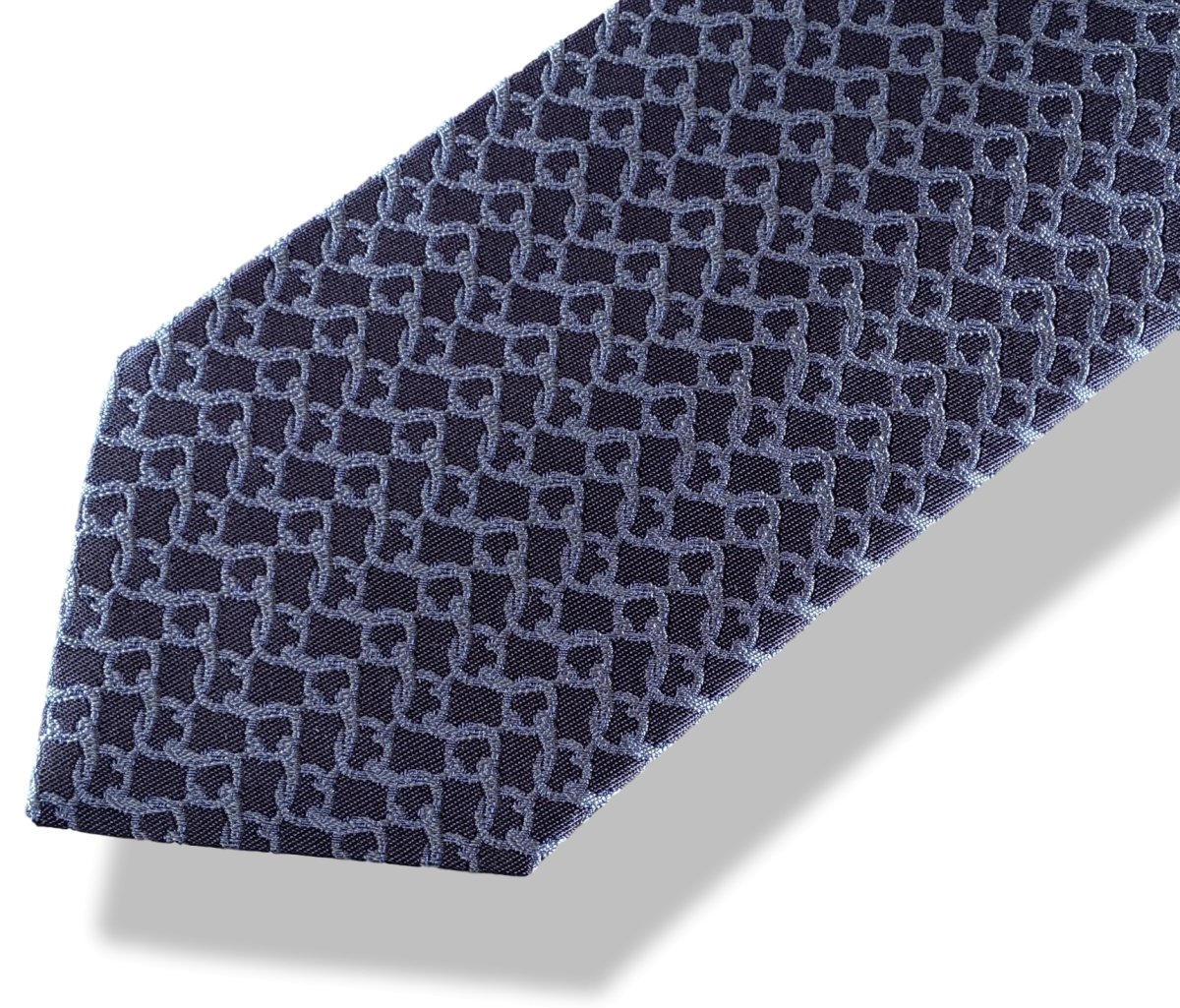 Hermes [T12] Noir/Anthracite GENTLEMAN Heavy Silk Tie 8 cm, BNWT! - poupishop