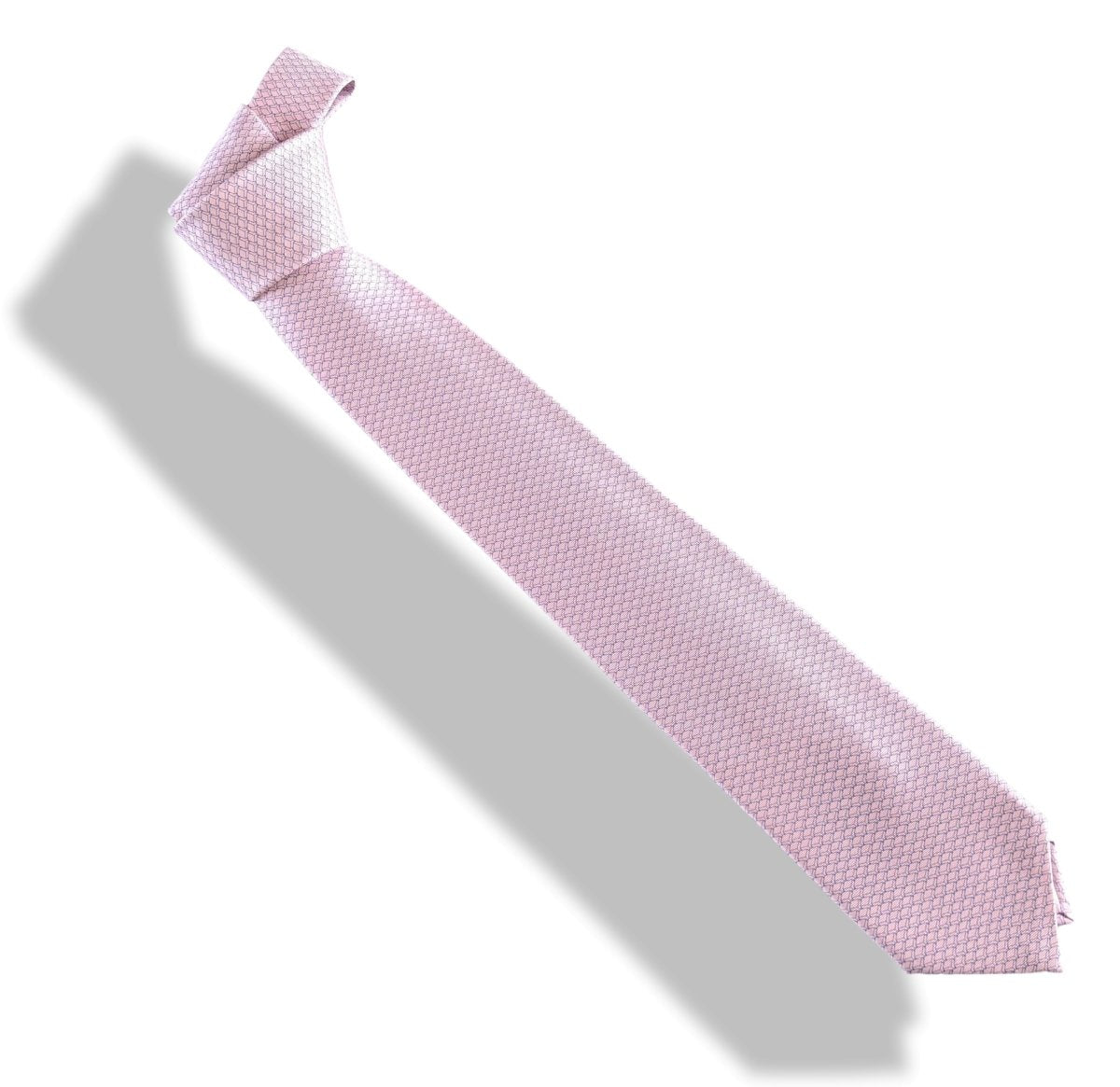 Hermes [T3] Pink/Blue KEYBORD Heavy Twill Silk Tie 8 cm, BNWT! - poupishop