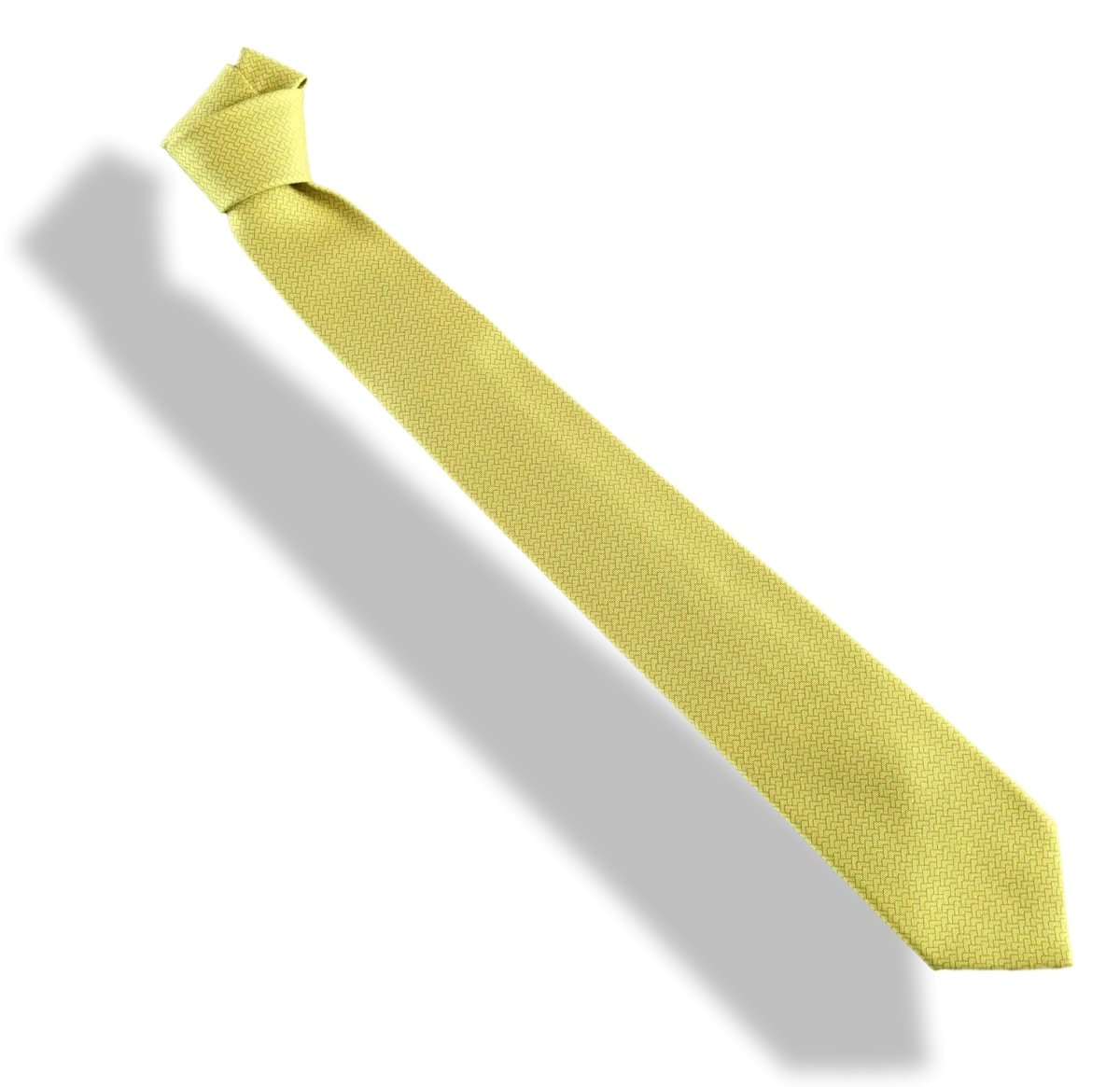 Hermes [T4] Absinthe POKER Heavy Twill Silk Tie 8 cm, BNWT! - poupishop