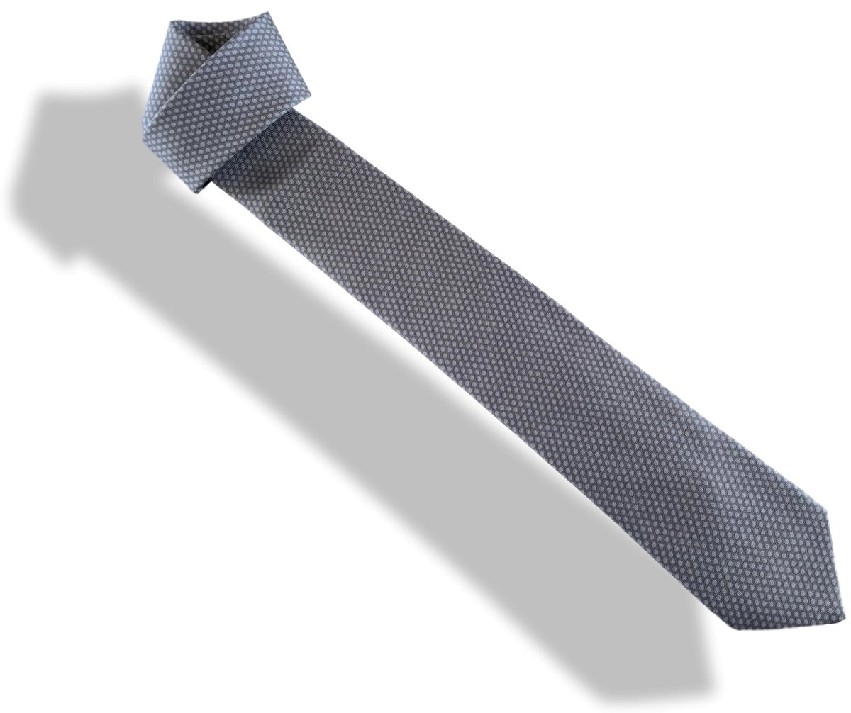 Hermes [T8] Anthracite Intemporelle GOLF Heavy Twill Silk Tie 8 cm, BNWT! - poupishop