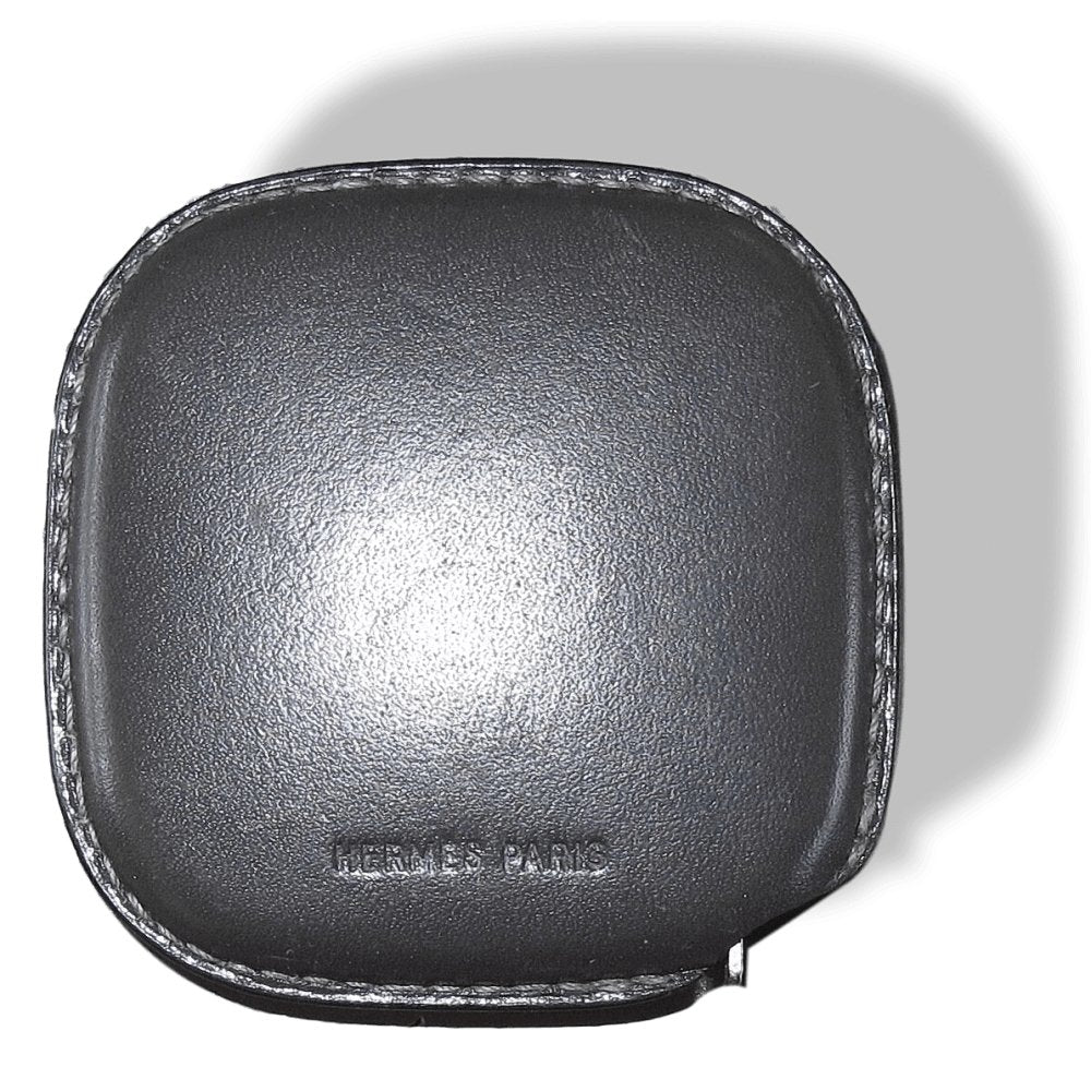 Hermes Taupe Veau Barenia Mètre Ruban IN THE POCKET TAPE MEASURE 3M,, Rare! - poupishop