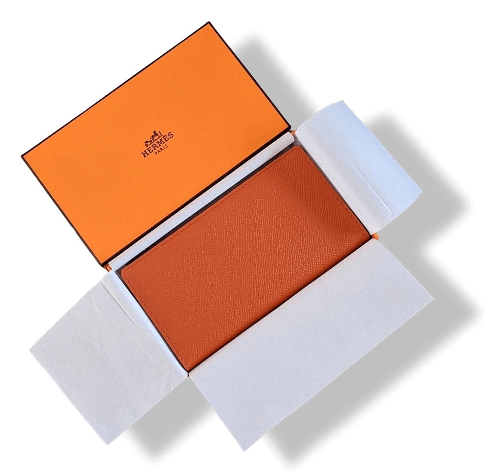 Hermes Terre Battue Calfskin Epsom SMART CLASSIC CASE for Iphone X, 11, Ret.$1225, BNIB! - poupishop