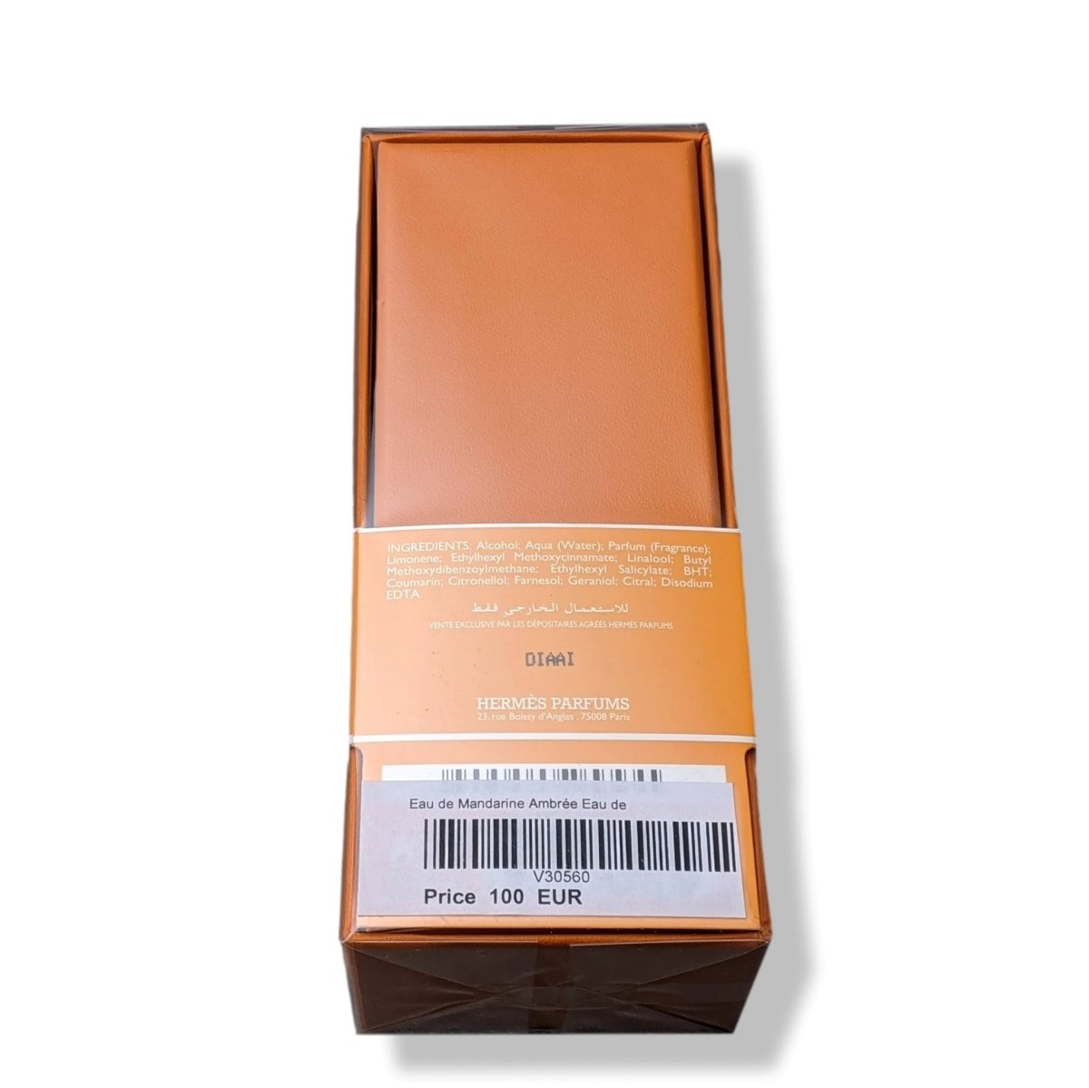 Hermes The Art of Living EAU DE MANDARINE AMBREE Eau de Cologne Spray 100ml, BNIB! - poupishop