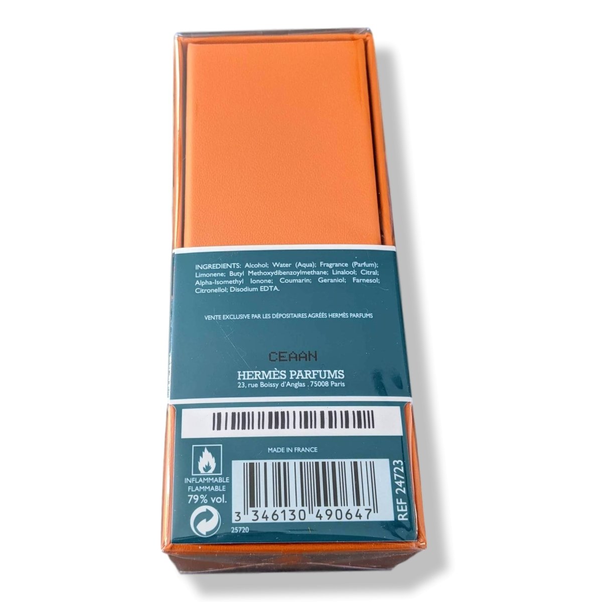 Hermes The Art of Living EAU D'ORANGE VERTE CONCENTRE Eau de Toilette Refillable Spray 50ml, BNIB! - poupishop