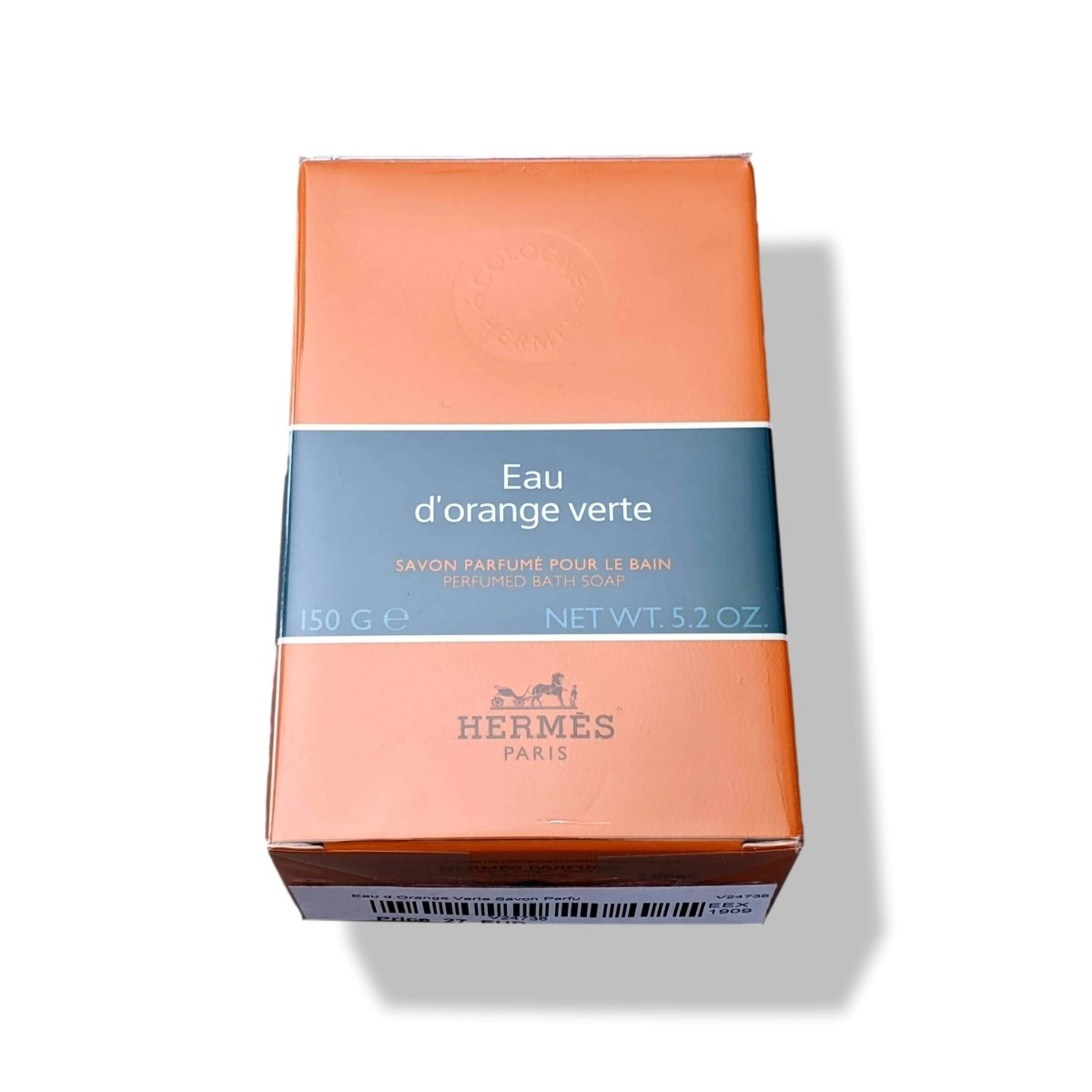 Hermes The Art of Living EAU D'ORANGE VERTE PERFUMED SOAP 150 G, BNIB! - poupishop
