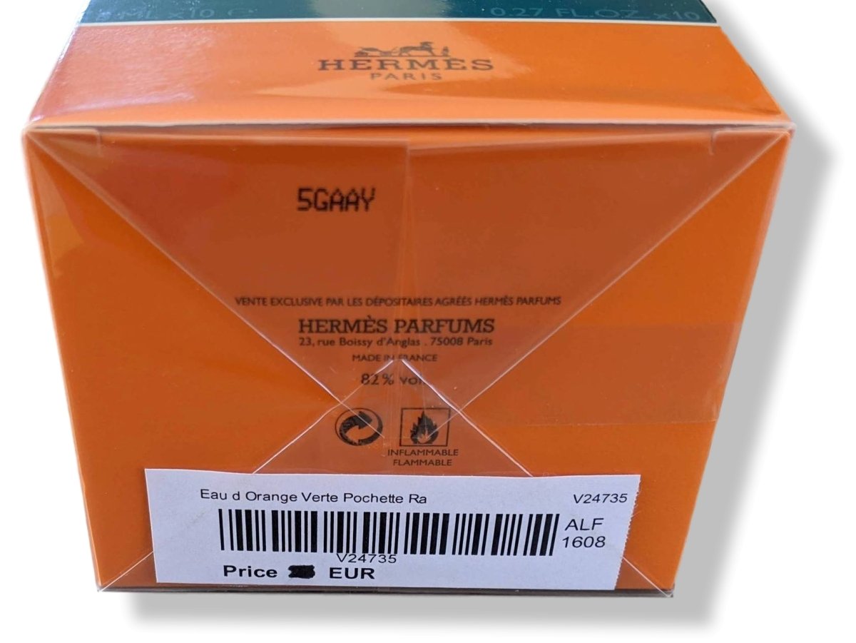Hermes The Art of Living EAU D'ORANGE VERTE Refreshing Perfumed Wipes, BNIB! - poupishop
