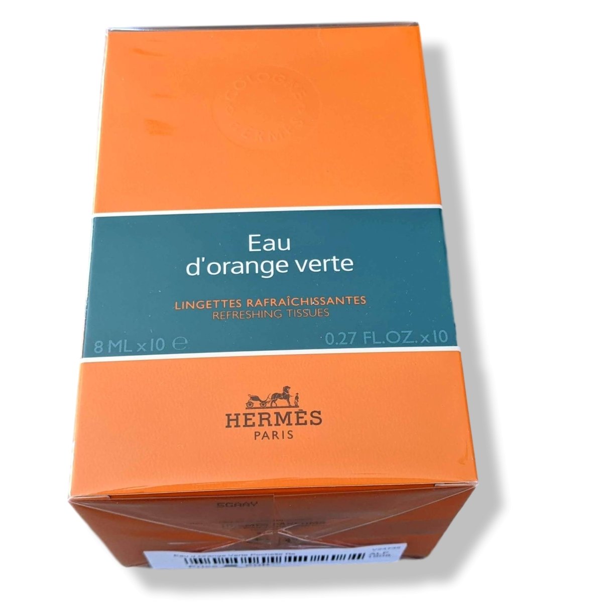 Hermes The Art of Living EAU D'ORANGE VERTE Refreshing Perfumed Wipes, BNIB! - poupishop