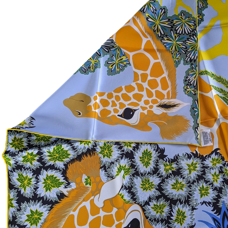 The Three Graces Hermes Scarf by Alice Shirley 90 cm Silk Twill