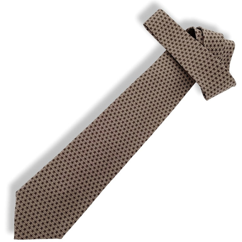 Hermes Tobacco Dark Tabac SETI Twill Silk Tie 9CM, NWT in Pochette! - poupishop