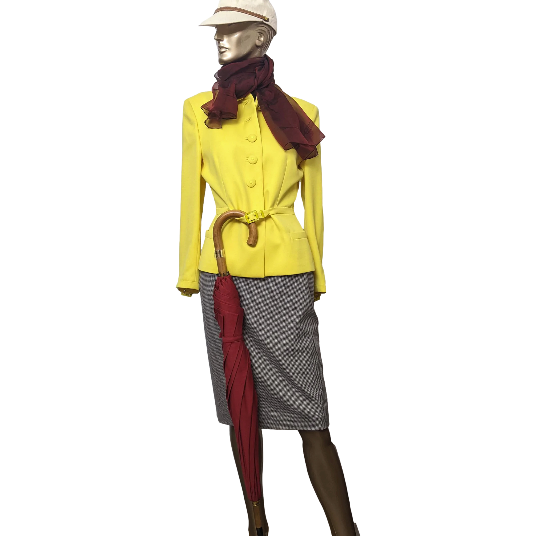 Hermes 2000s Bordeaux/Noir "Toile" by Sophie de Seynes Mousseline Changeante Silk Etole Stole