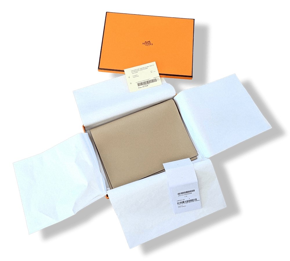 Hermes Trench Epsom Calfskin Agenda Cover GLOBE-TROTTER 2 PINS, BNWTIB! - poupishop