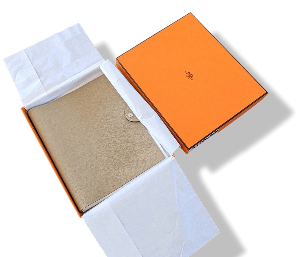 Hermes Trench Togo Calfskin ULYSSE MM NoteBook Cover, NWTiB! - poupishop