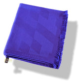 Hermes Ultra Purple Fringed Etole H EN BIAIS MUFFLER 85% Cashmere 72 x 204 cm, BNWT! - poupishop