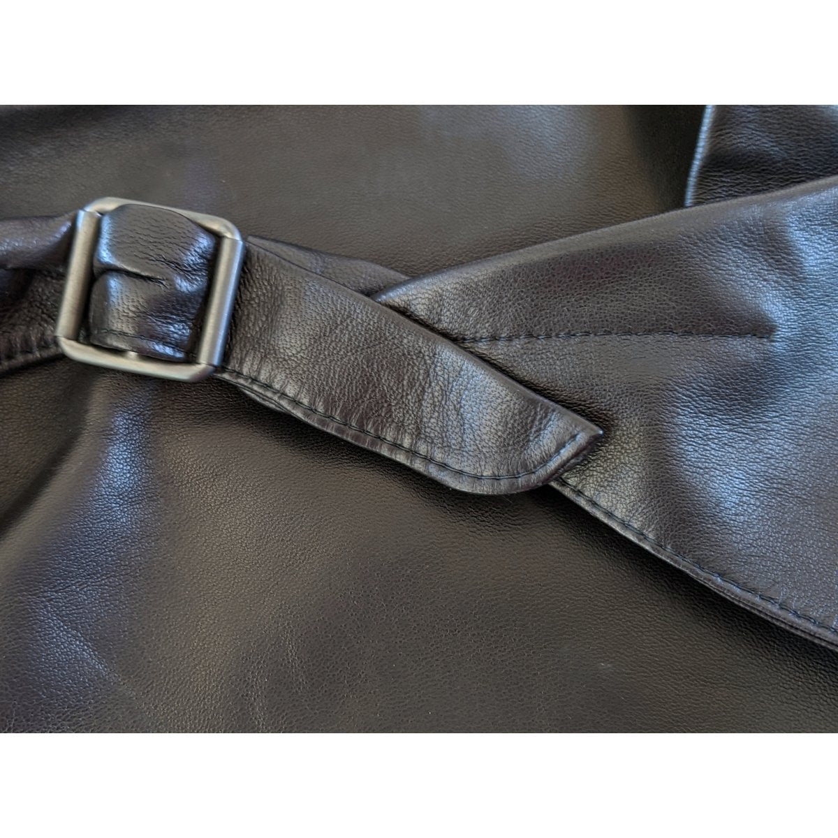 Hermes Unisex Dark Brown Lambskin COL FICHU AGNEAU PLUME Rodeo Bandana Texas Look, BNWTIB! - poupishop