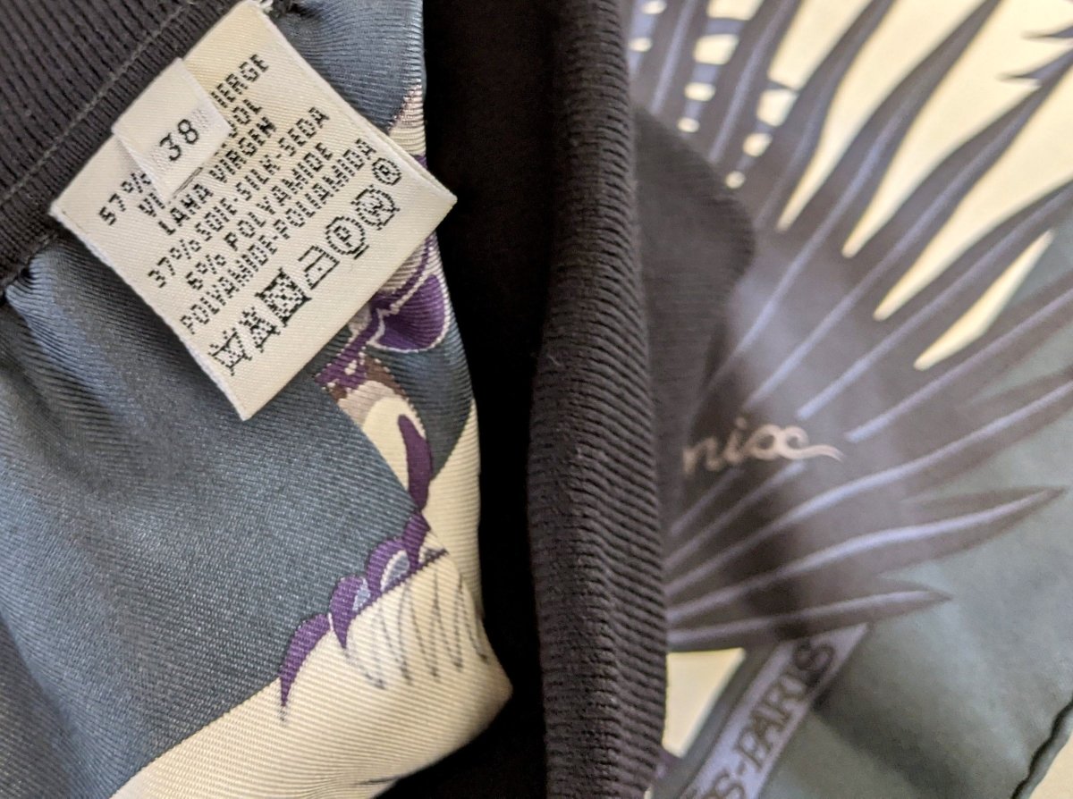 Hermes Vert/Anthracite/Vanille MYTHIQUES PHOENIX TWILLAINE Long Skirt, Rare, Grail, Sz40 - poupishop