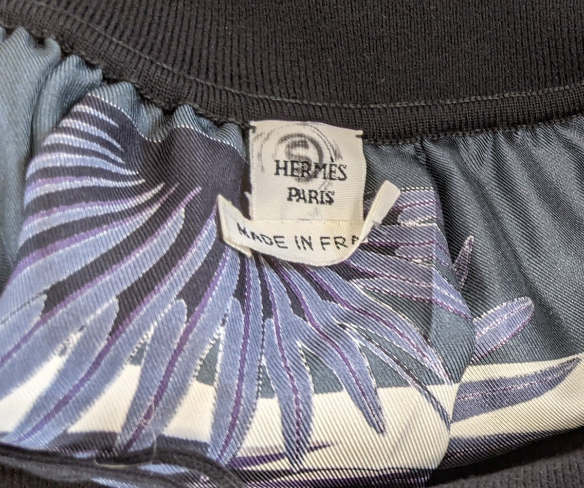 Hermes Vert/Anthracite/Vanille MYTHIQUES PHOENIX TWILLAINE Long Skirt, Rare, Grail, Sz40 - poupishop