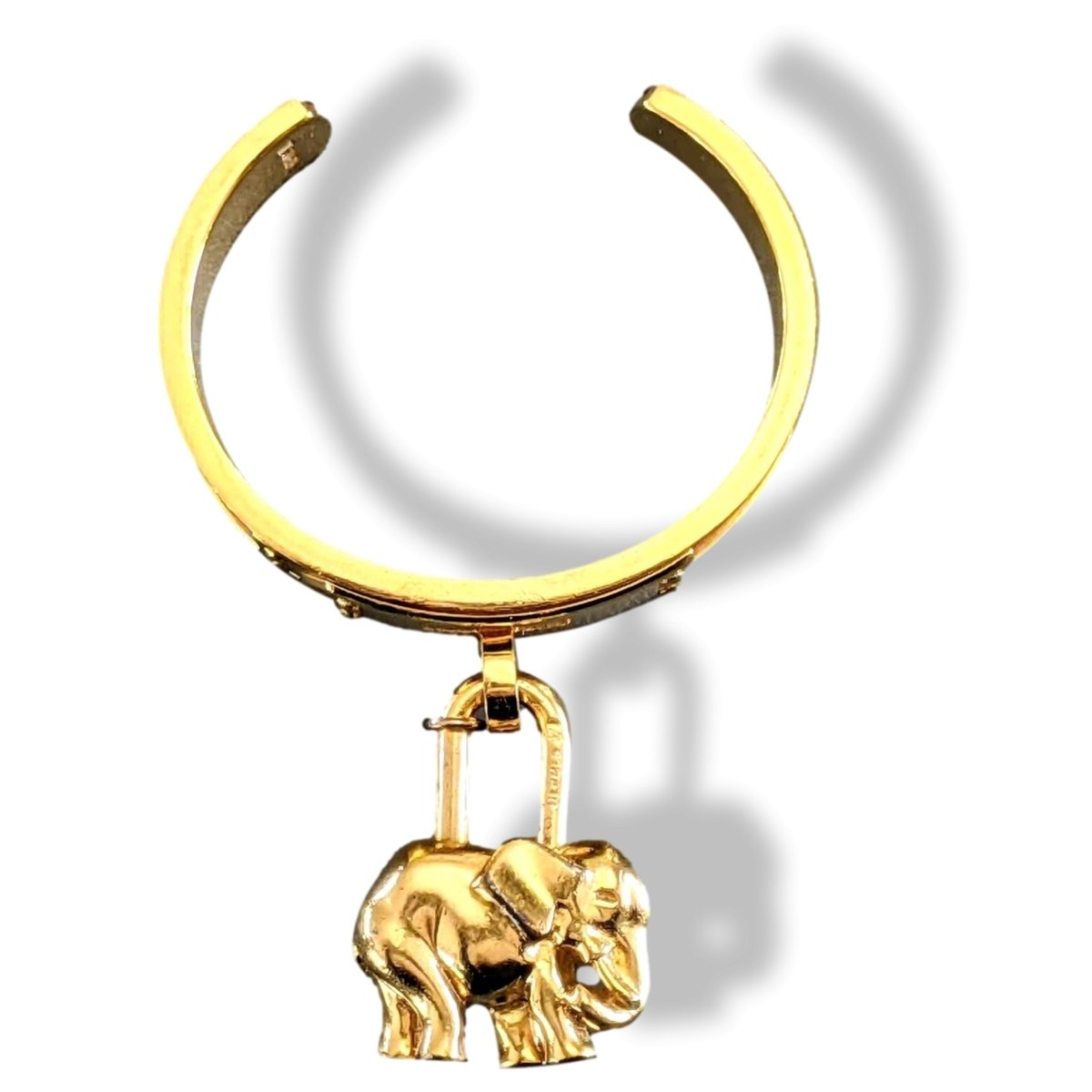 Hermes Cadena Lock Set 10 Pezzi Accessori Portachiavi Usati in Metallo