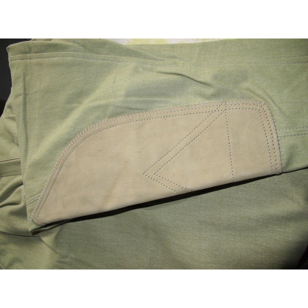 Hermes Vintage Anis Ladies Horse Riding Breeches Jodhpurs Sz40 - poupishop