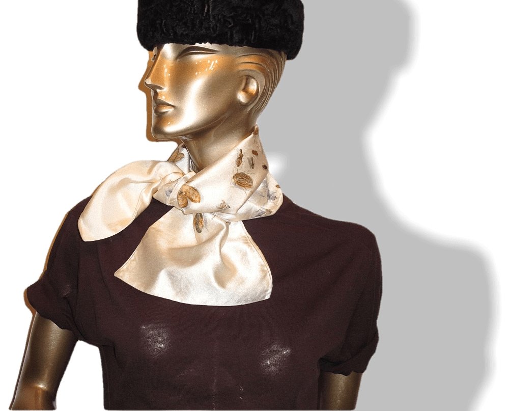 Hermes Vintage Les Insectes by Mme. La Torre Soie Sabree Exceptional Satin of Silk Petite Etole - poupishop