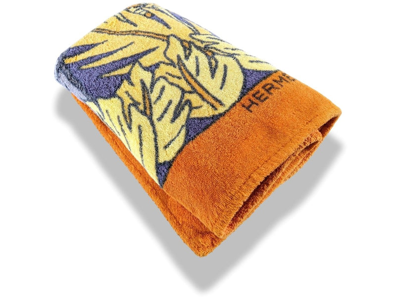 HERMES Lot de 2 Terry Beach Towels 90 x 150 cm HERMES Lot de 2 Terry Beach Towels 90 x 150 cm