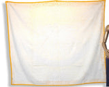 Hermes Vintage Pale Yellow Cadran Solaire Sundial Cotton Terry Beach Towel 150 x 180 cm (The biggest Model), Retail $1200! - poupishop