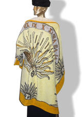 Hermes Vintage Pale Yellow Cadran Solaire Sundial Cotton Terry Beach Towel 150 x 180 cm (The biggest Model), Retail $1200! - poupishop