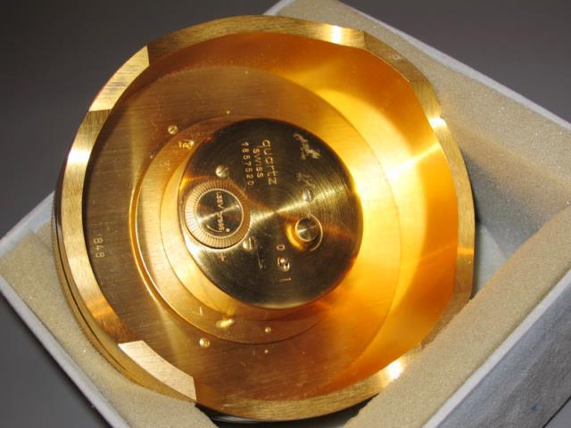 Hermes Vintage Quartz Desk Clock Heures du Monde GM - poupishop