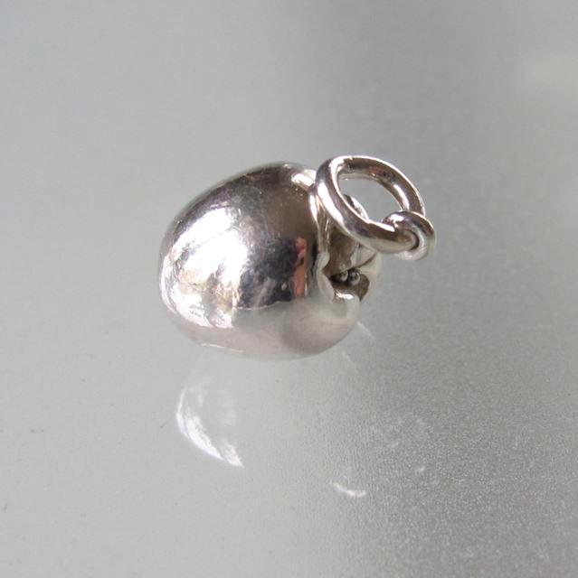 Hermes Vintage Sterling Silver 925 lot of 2 Apple Charms, Rare! - poupishop
