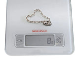 Hermes Vintage Sterling Silver Chaine D'Ancre Bag Charm Key Ring, Rare in Box! - poupishop