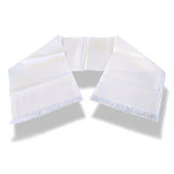Hermes Vintage White Huge Napoleon Jacquard Bee Fringed Tuxedo Silk Stole, BNIB! - poupishop