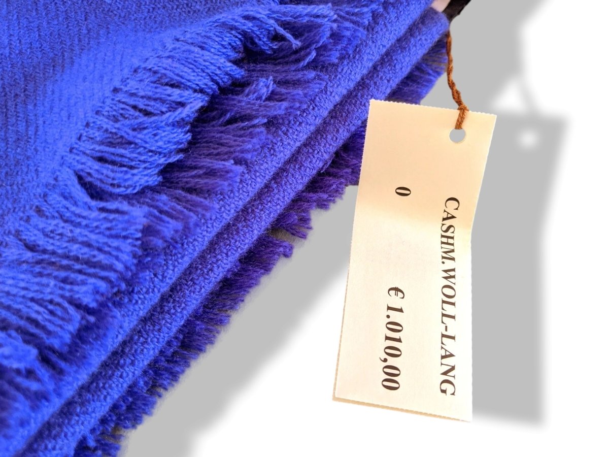 Hermes Violet ETOLE CACHEMIRE SOFT Fringed Stole 100% Cashmere 72 x 220 cm, BNWT - poupishop