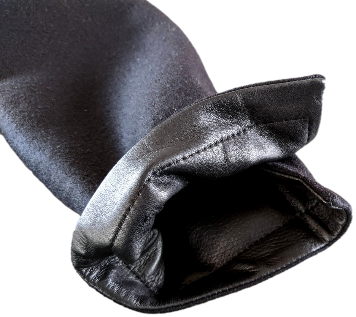 Hermes Noir/Noir 100% Virgin Wool with Lambskin Details Men's Jacket Sz50