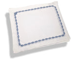Hermes White Embroidered CHAINE D'ANCRE Set de Table 1 Pc, Box! - poupishop