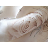 Hermes White Etoupe La Rosee by Anne Gavarni with Blanc Matt Overlay Twill 90cm, NIB! - poupishop