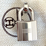 Hermes Women's Plated Silver ROMANCE Buckle 13 mm, New with Pochette and White Box!! - poupishop