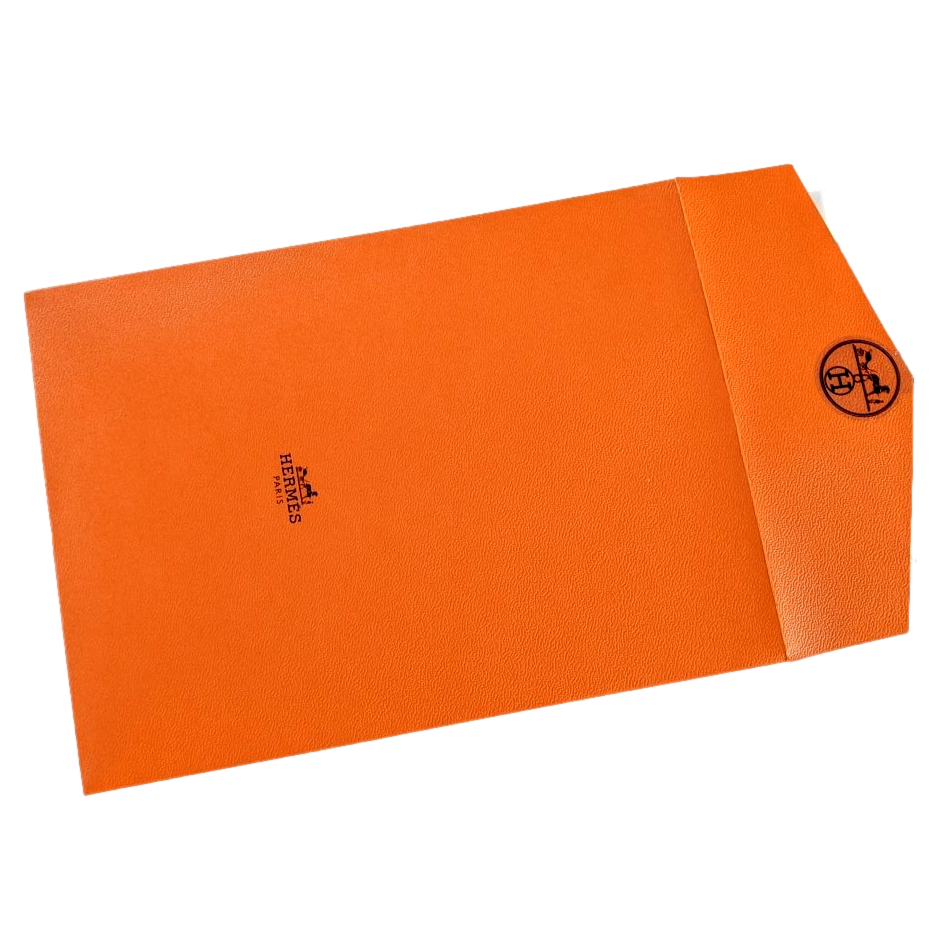 Hermes Papier Wood Greeting Postal Card "Cheval Surprise"