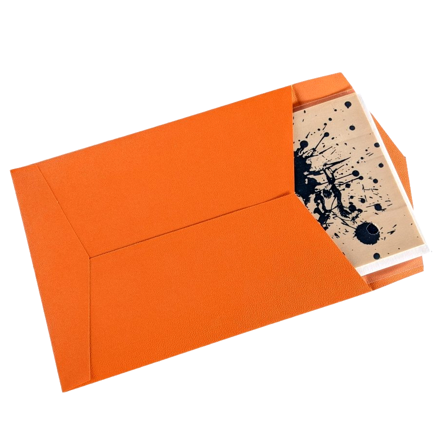 Hermes Papier Wood Greeting Postal Card "Cheval Surprise"