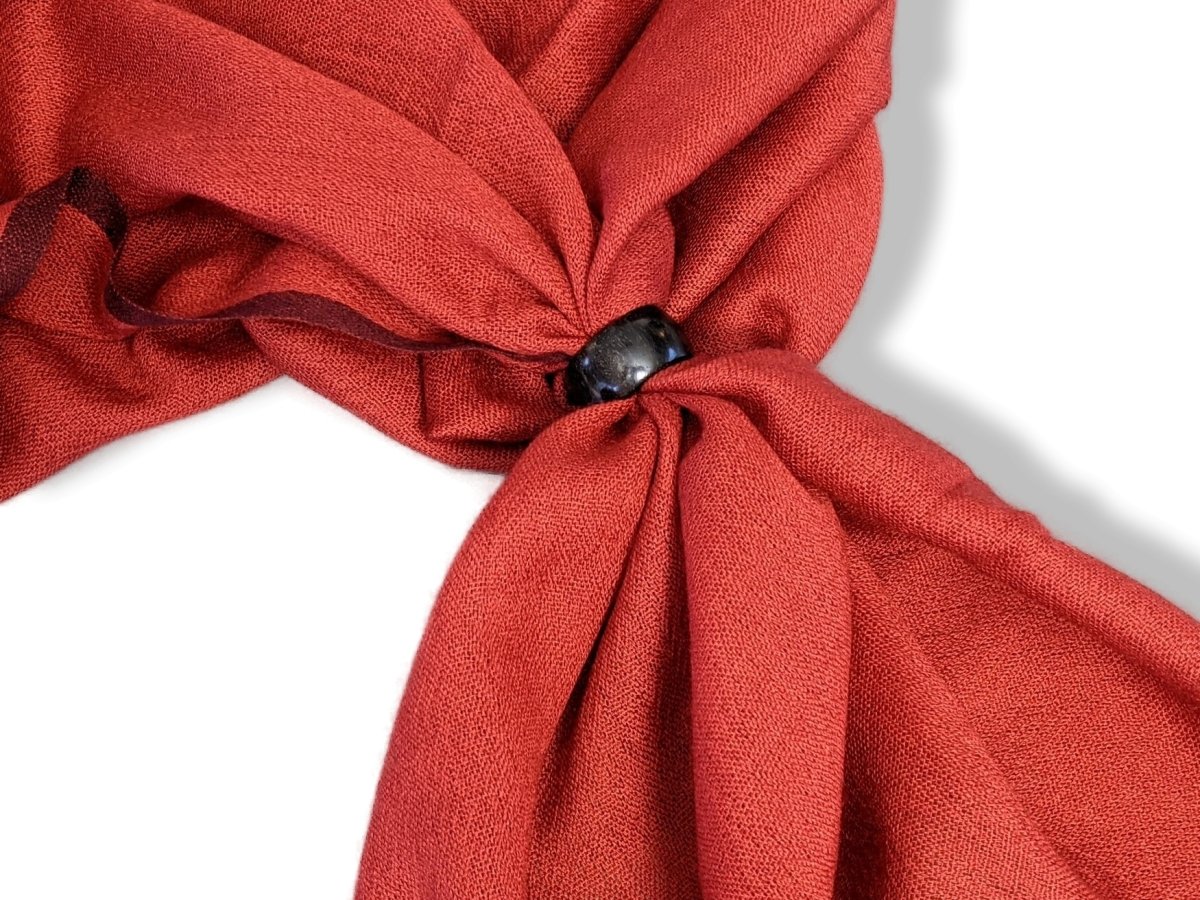 Hermes Wood Scarf Ring, New! - poupishop